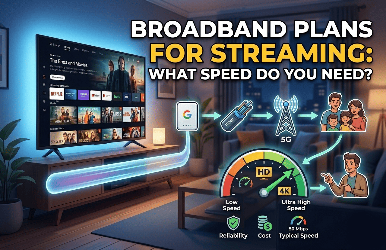 Broadband Plans for Streaming What Speed Do You Need