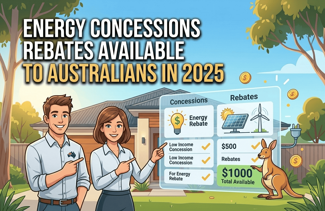 Energy Concessions and Rebates Available to Australians in 2025