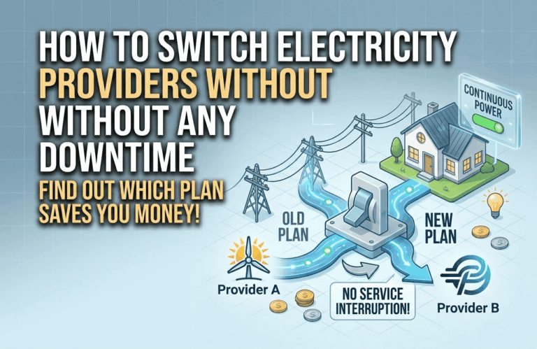 How to Switch Electricity Providers Without Any Downtime